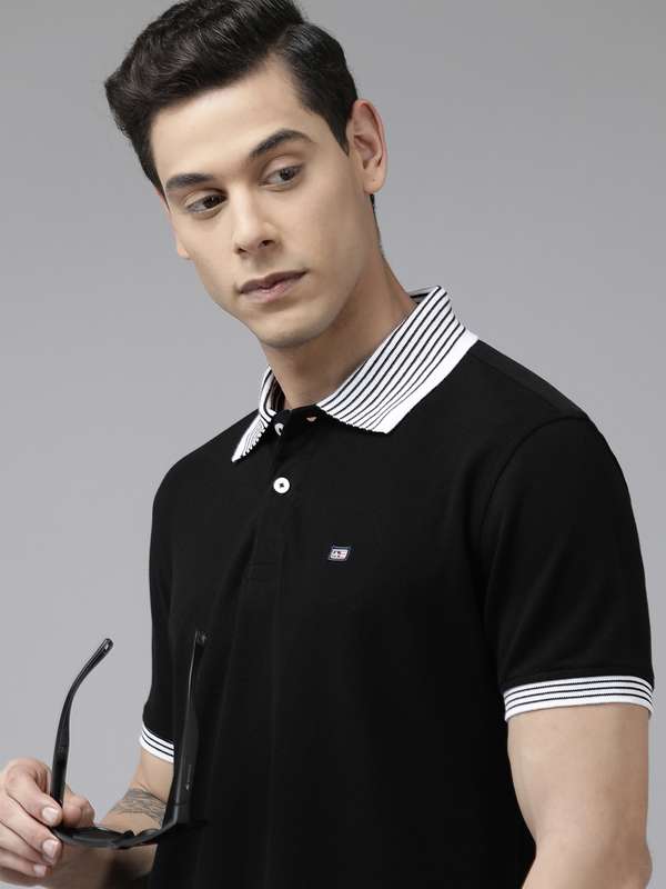 shirt collar black