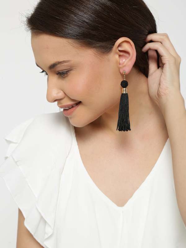 Tassel earrings myntra online