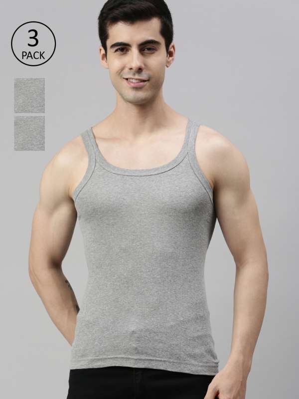 Buy online Black Solid Vest from Innerwear for Men by Friskers for ₹449 at  44% off
