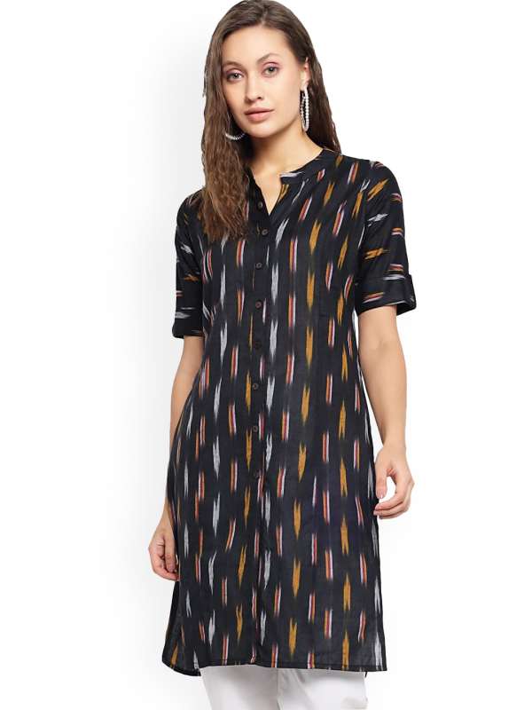 Ikat Kurta Shop for Ikat Designer Kurtas Online Myntra