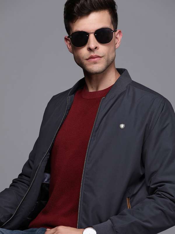 LOUIS PHILIPPE Full Sleeve Solid Men Jacket - Buy LOUIS PHILIPPE Full  Sleeve Solid Men Jacket Online at Best Prices in India