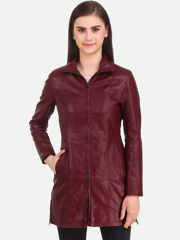 Red Leather Jacket - Buy Red Leather Jacket online in India