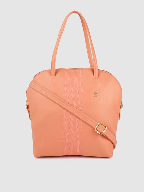 Baggit peach handbag discount