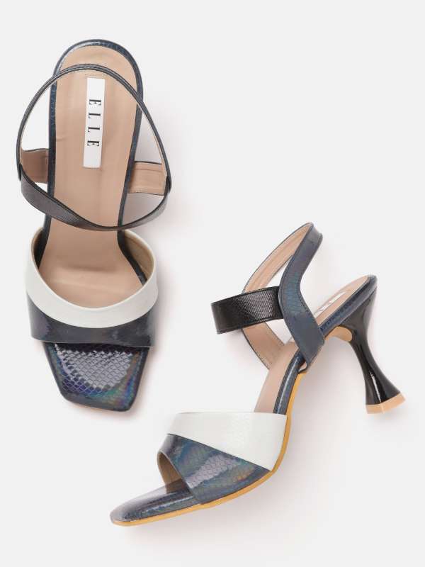 Navy blue strappy shoes deals