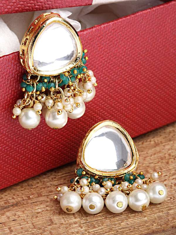 White sales earrings online