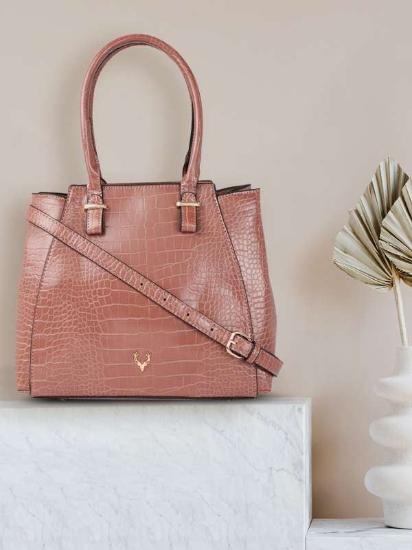Buy Women Burgundy Textured Handheld Bag online  Looksgudin