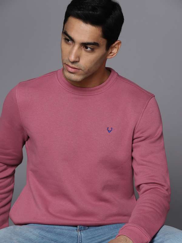 Pink sweatshirts for men discount