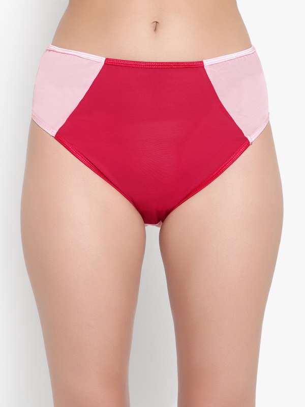 Buy Erotissch Women Pink Solid Boy Shorts Briefs Panty online