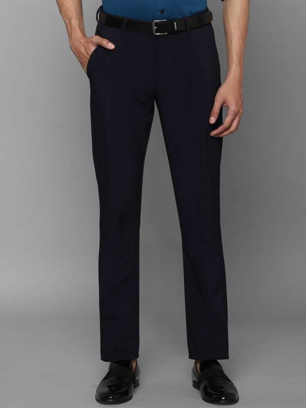 Buy Navy Blue Trousers  Pants for Men by ALLEN SOLLY Online  Ajiocom