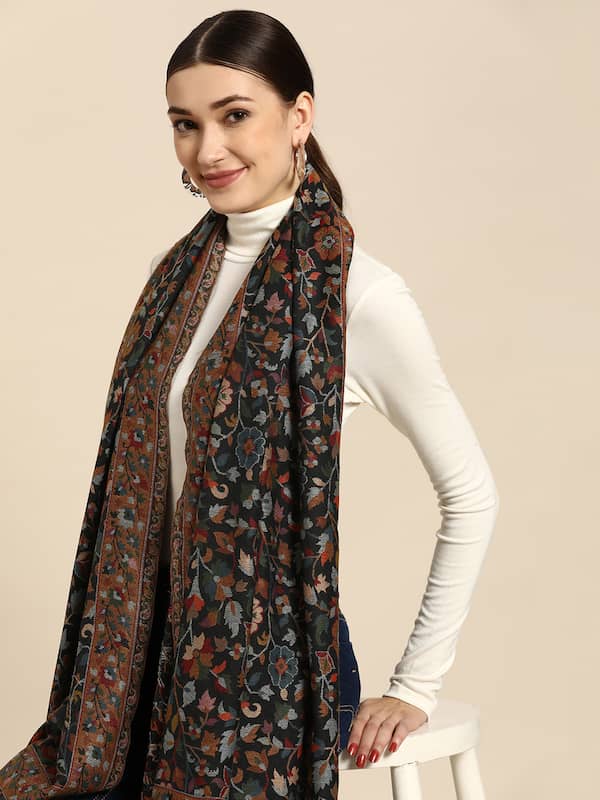 Brown/Black Single discount 55% Pieces shawl WOMEN FASHION Accessories Shawl Brown 