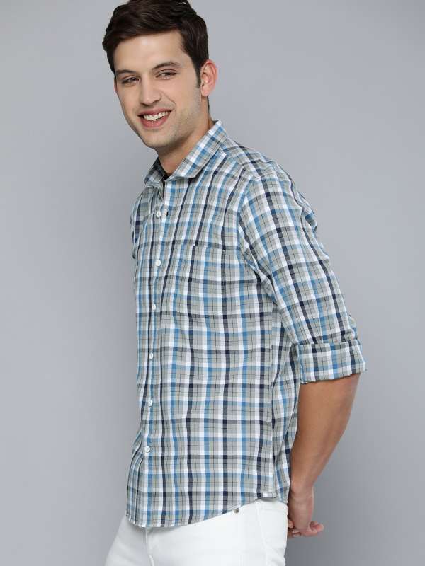 H and m checked shirt sales