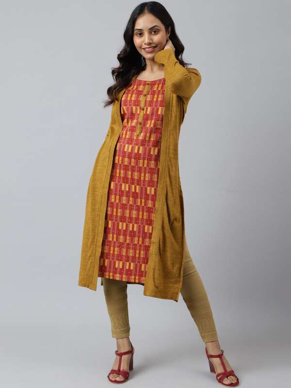 Woolen kurtis by aurelia hot sale