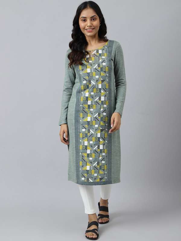 Woolen kurtis by 2025 aurelia