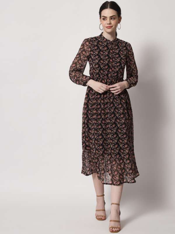 Midi dress discount on myntra