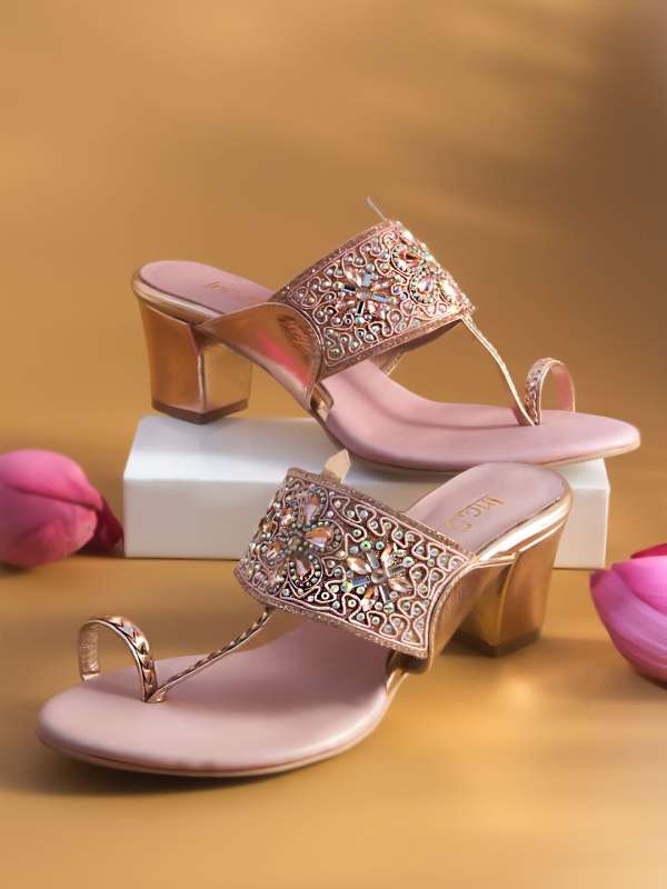 Inc 5 Women Rose Gold Heels Buy Inc 5 Women Rose Gold Heels online in India
