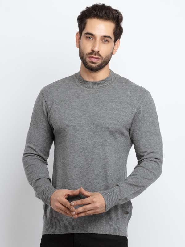 Mens Turtleneck Pullover Long Sleeve Jumper Top Warm Casual Slim Fit  T-Shirts