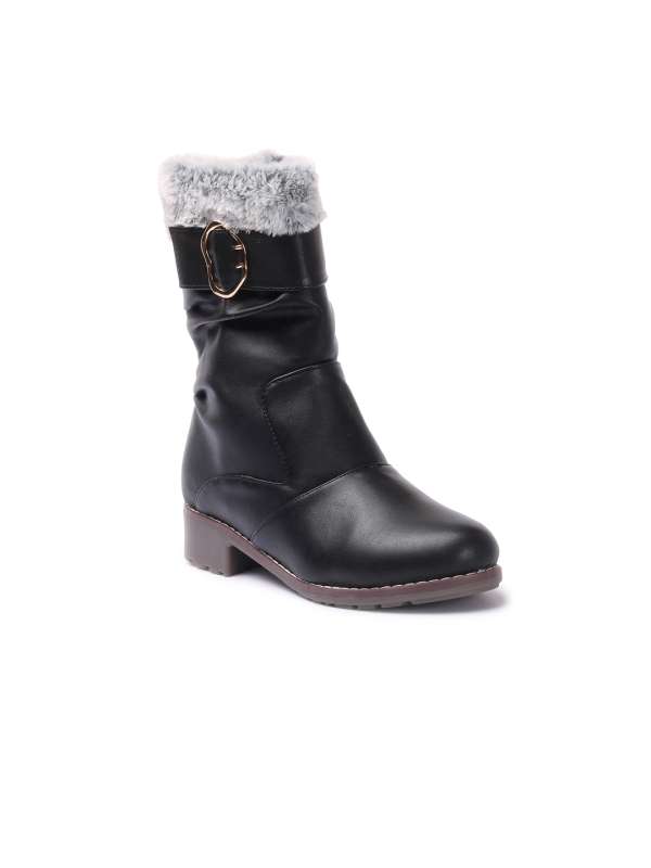 Myntra boots ladies 2025