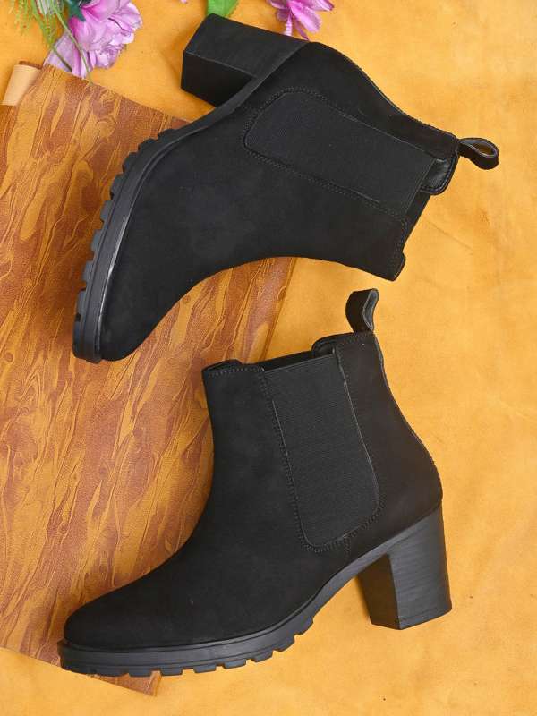 Missguided suede hot sale chelsea boots