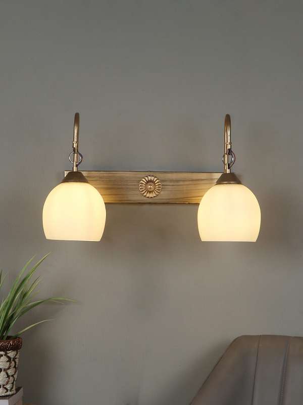 Wall store hung lamps