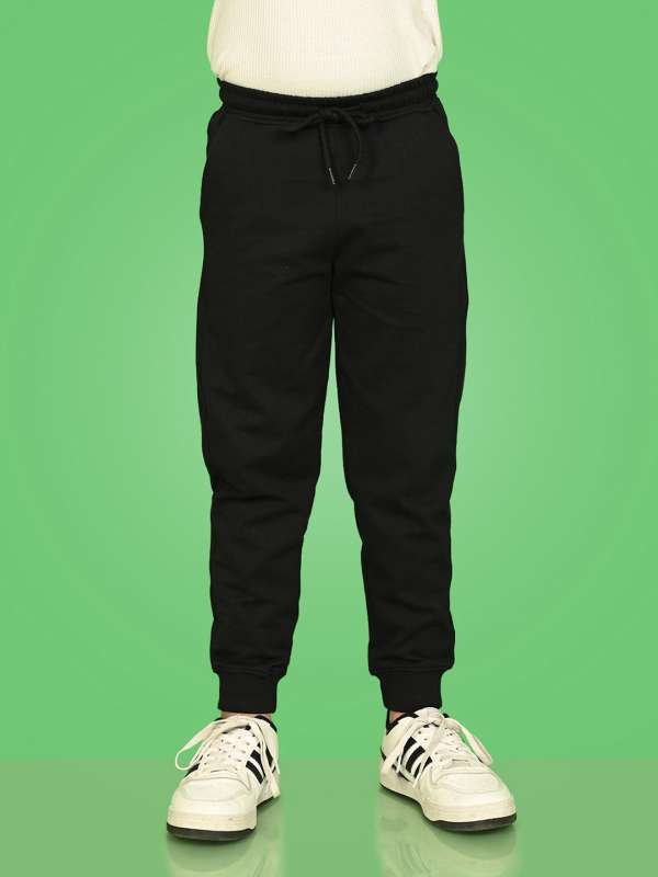 Buy NUSYL Kids Black Solid Joggers Track Pants for Unisex Kids 20431076 Myntra