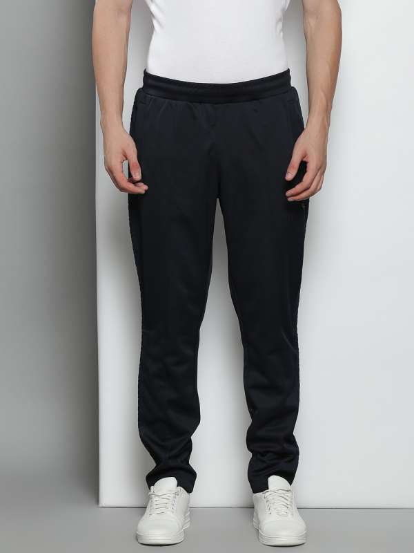 Black polyester deals track pants