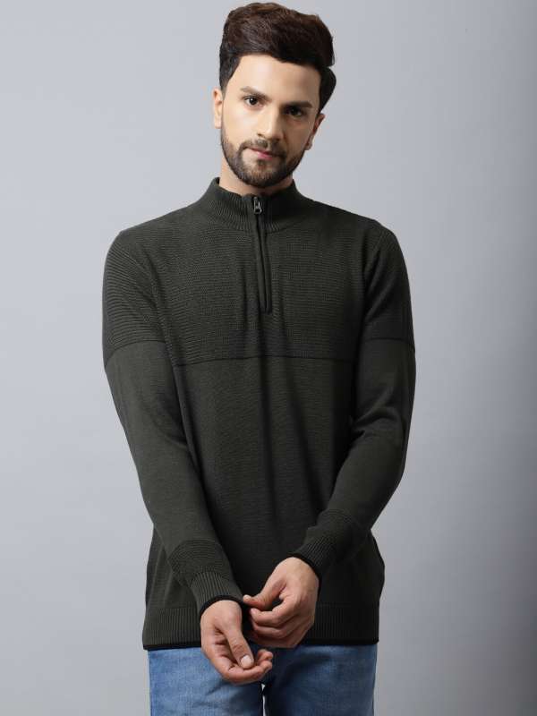 Olive mens sweater 2025