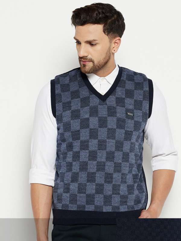 Navy Blue Green Men Sweaters Duke Buy Navy Blue Green Men Sweaters Duke online in India