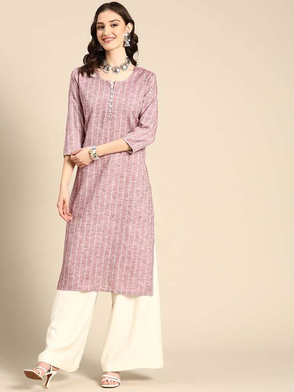 myntra front open kurti