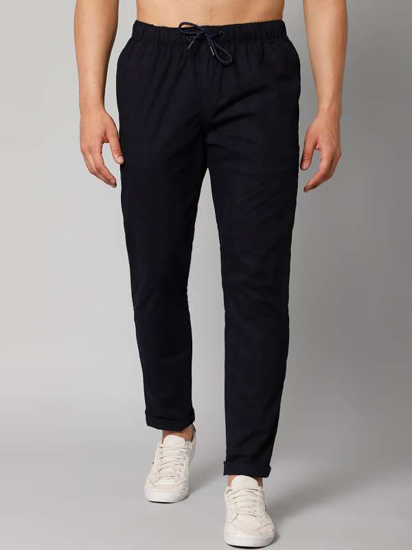 Classic Polyester Spandex Solid Track Pants For Men at Rs 845, Men Track  Pants