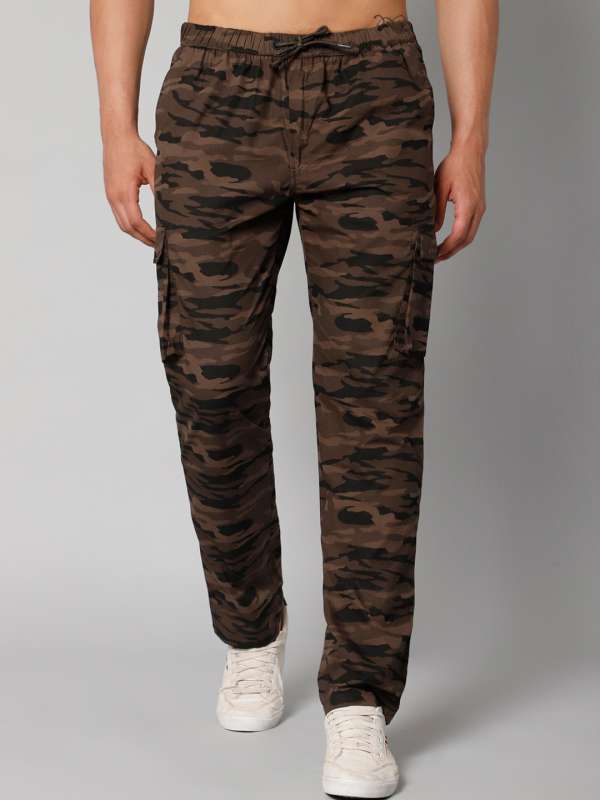 Army track pants best sale myntra