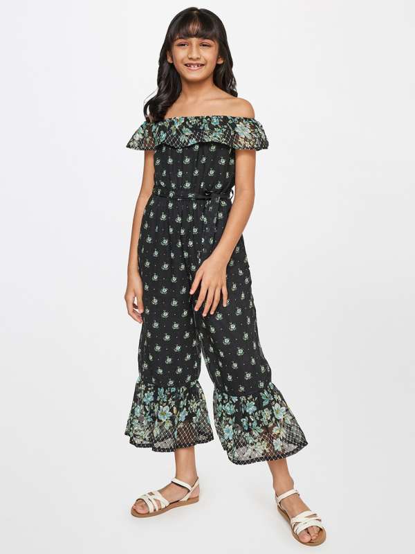 Global Desi Black Printed Jumpsuit Buy Global Desi Black Printed