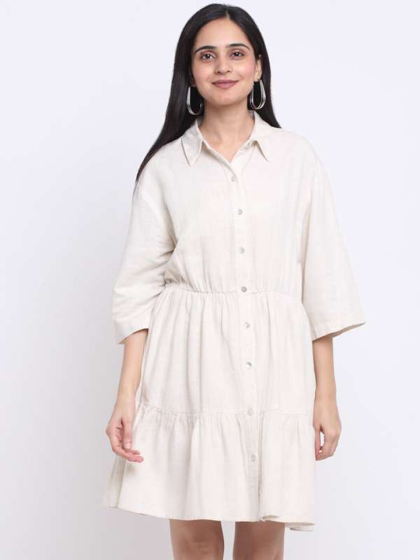Off White Dresses - Buy Trendy Off White Dresses Online in India