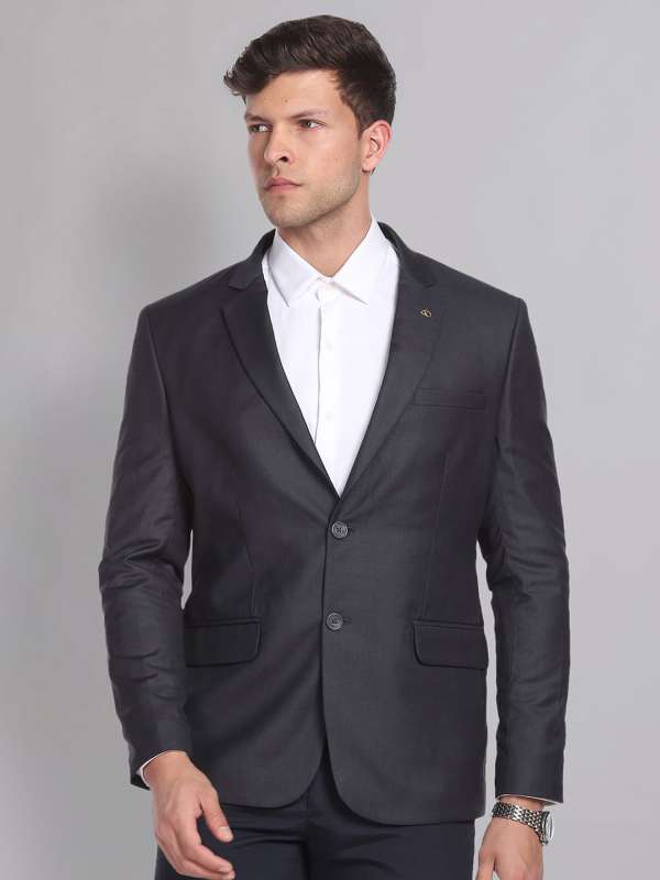 Verdikken Schaar sjaal U.s.polo Dark Grey Blazer - Buy U.s.polo Dark Grey Blazer online in India