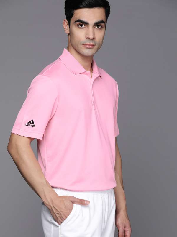 Pink Men Polo Tshirts Adidas Buy Pink Men Polo Tshirts Adidas