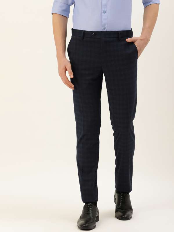 Buy Men Grey Solid Regular Fit Casual Trousers Online  658883  Peter  England