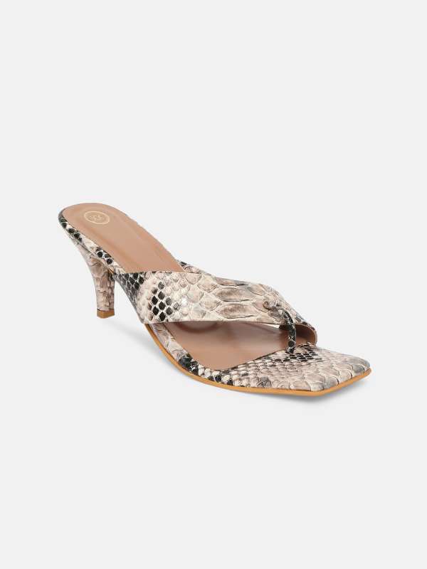 Cheetah print hotsell open toe heels