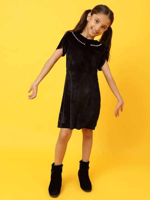 Black Girls Dresses Buy Trendy Black Girls Dresses Online in India Myntra