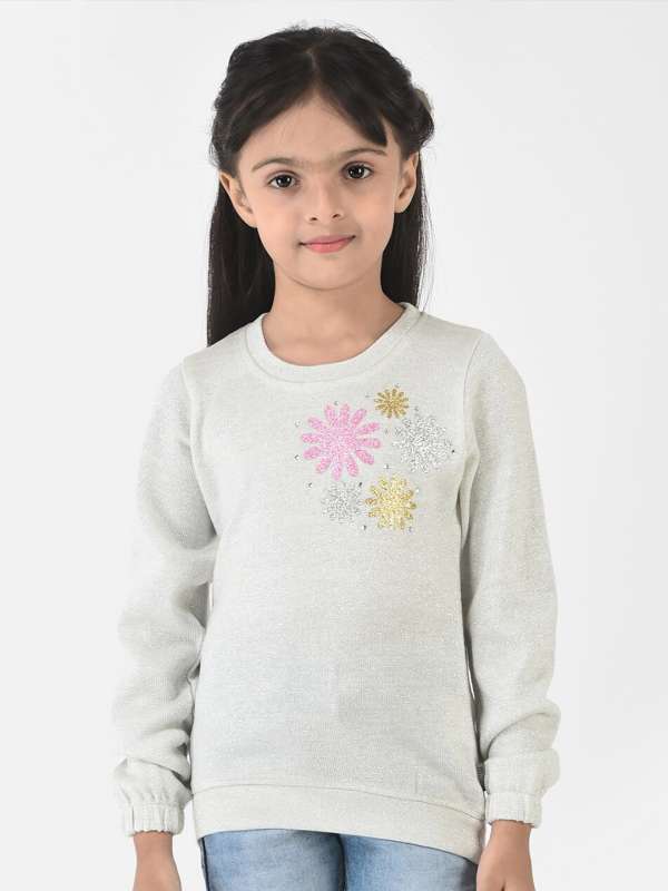 Girls discount silver sweater