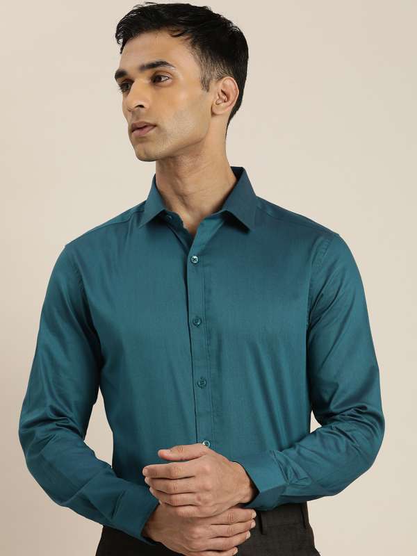 Teal Shirts - Buy Teal Shirts online in India