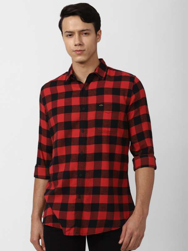 Vans red checkered sales shirt