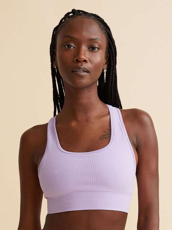Buy Energy purple sports bra for Women Online in India