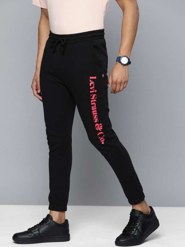 Levi's black joggers cheap