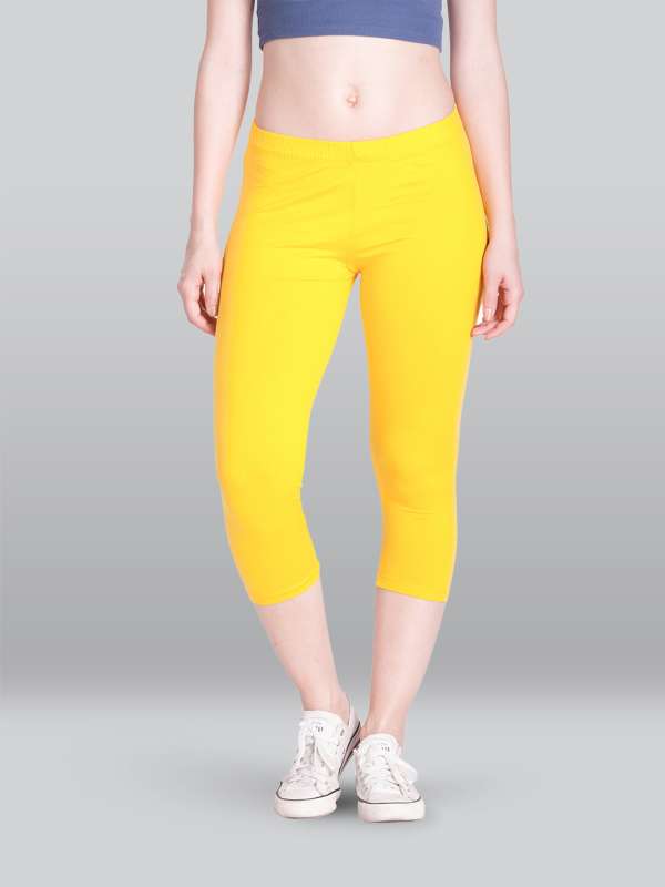 Yellow capris outlet