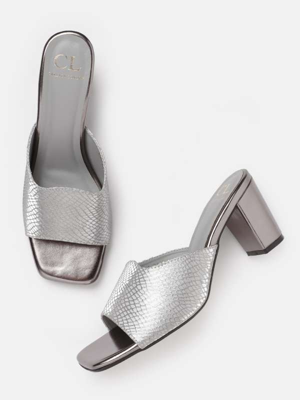 Silver sandals clearance online india
