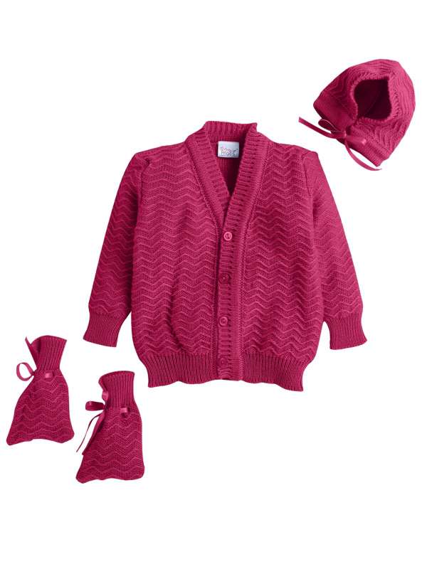 Fuschia deals cardigan sweater
