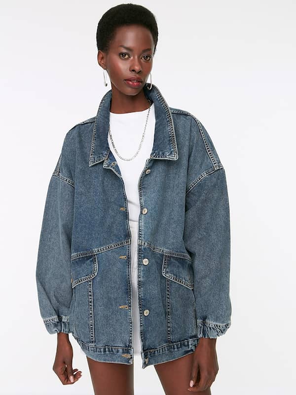 Trending & New Short Denim Jacket/Crop Denim Jacket For Women & Girls