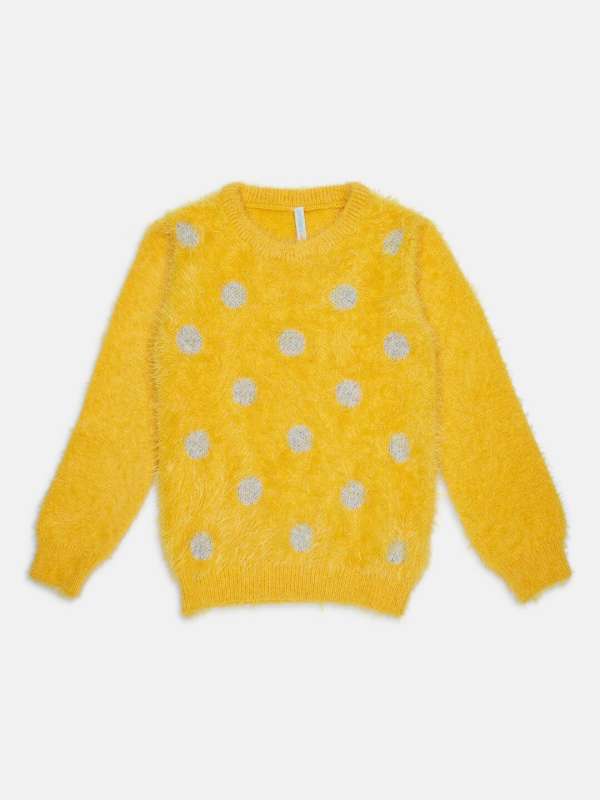 Girls yellow sweater sale