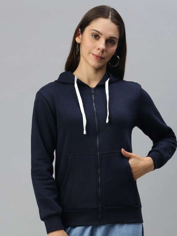 Dark blue hoodie jacket hot sale