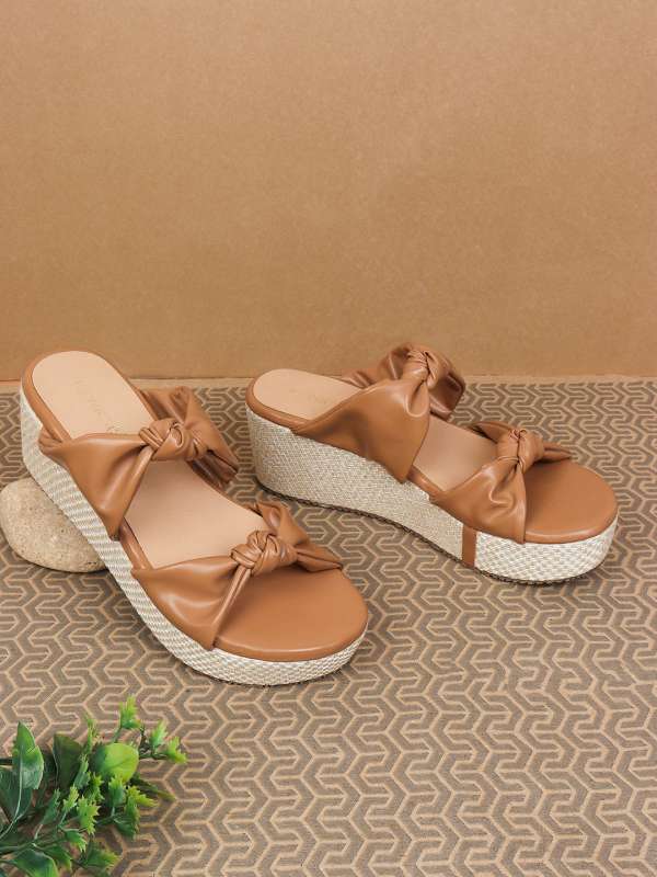 Brown colour heels clearance