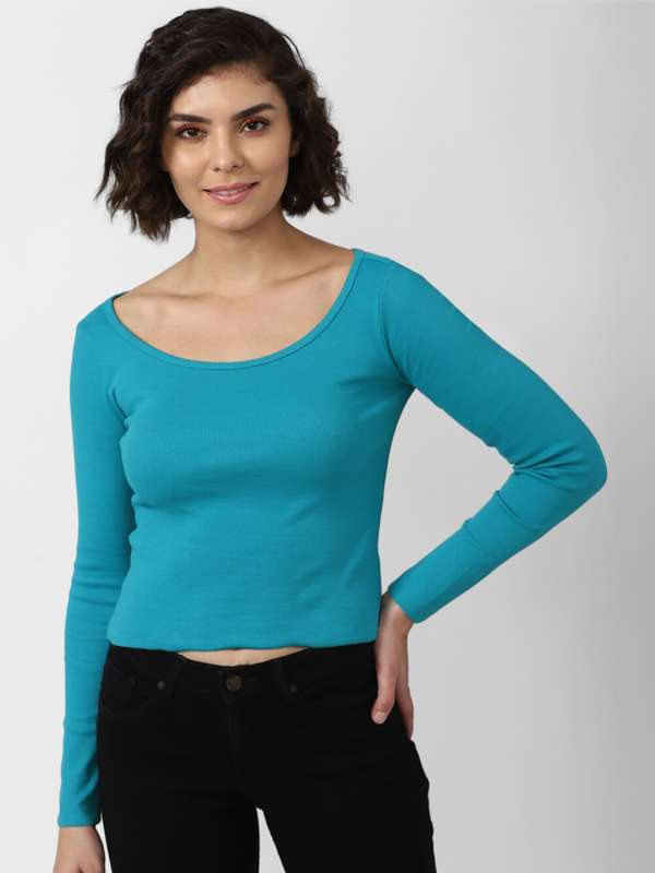 Teal shirt forever 21 store